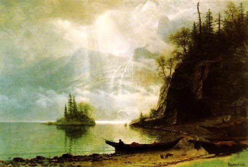 Albert Bierstadt The Island oil painting picture